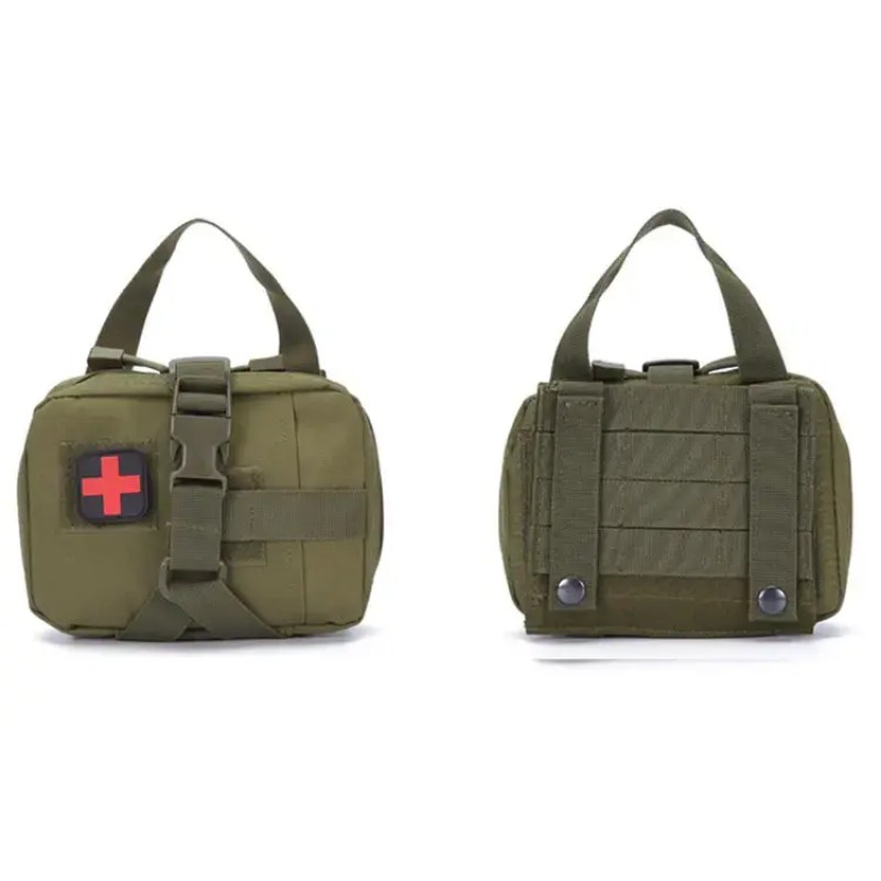 Підсумок-аптечка No Brand Molle зі швидким скиданням 80 х 125 х 85 мм Зелений (2058305516)