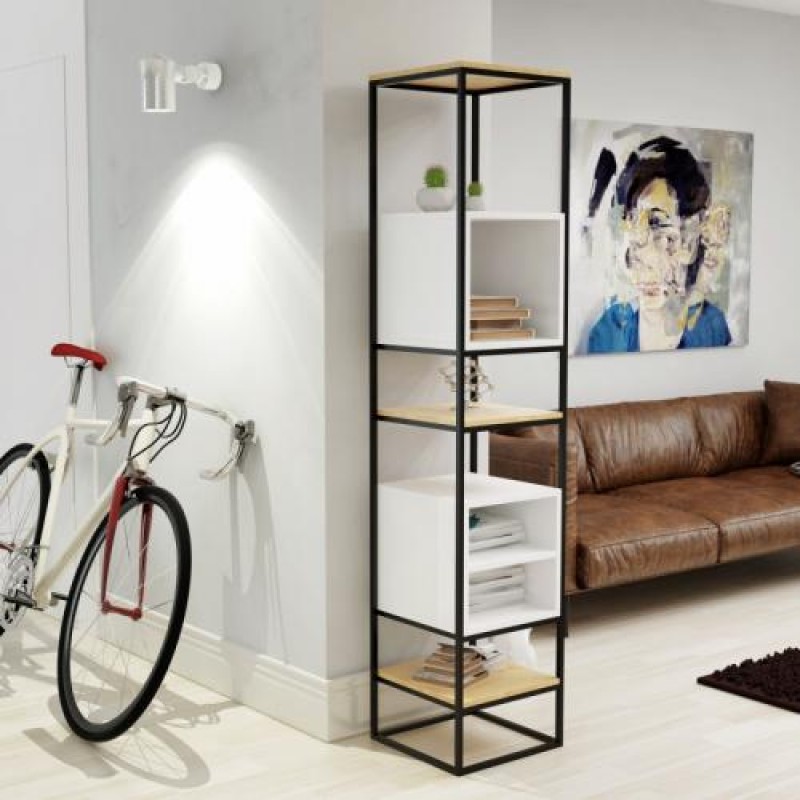 Стелаж для зберігання в стилі Loft NS-1719 1920x380x380 мм Черный