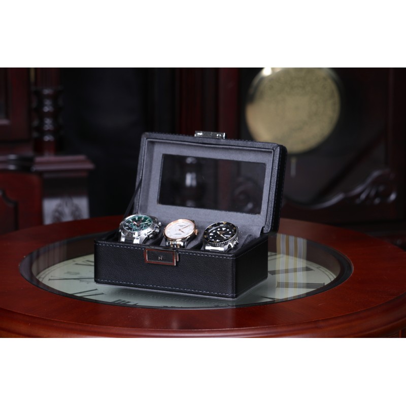 Скринька для зберігання годинників Salvadore Чорний CR/150/3.BG