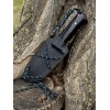 Ніж туристичний Gorillas BBQ Помічник ручна робота сталь 65г KN185 (5383)