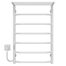 Рушникосушарка електрична Трапеція з полицею П7 500х800 Deffi Білий WD03 (C.TP.80.50.7.E.W.L.3)