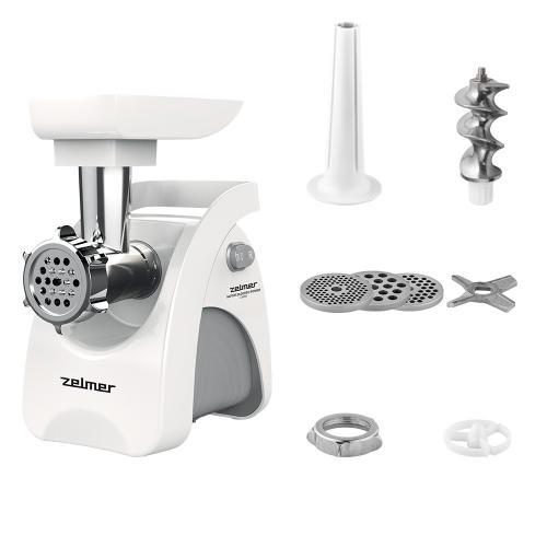 М'ясорубка ZELMER ZZMM9801B 2200 Вт Білий (74723493) М'ясорубка ZELMER ZZMM9801B 2200 Вт Білий (74723493)