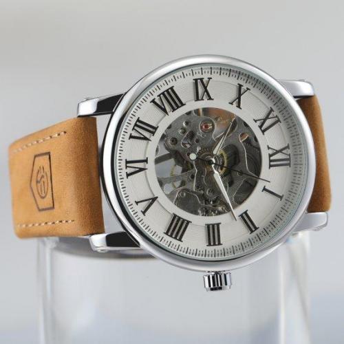 Годинник чоловічий механічний наручний Forsining Vintage Pro Сріблястий (2495007401) Годинник чоловічий механічний наручний Forsining Vintage Pro Сріблястий (2495007401)