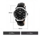Чоловічий наручний годинник Skmei 9058 Чорний