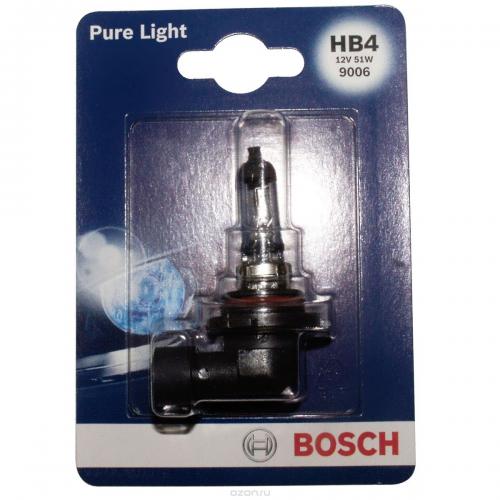 Автолампа BOSCH Pure Light HB4 51W 12V P22d (1987301063) 1шт./блістер в інтернет супермаркеті PbayMarket!