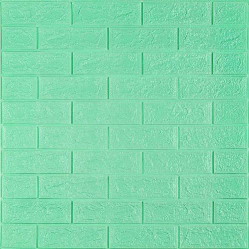 3D панель самоклеюча цегла М'ята 700x770x5мм (012-5) Sticker Wall SW-00000148 3D панель самоклеюча цегла М'ята 700x770x5мм (012-5) Sticker Wall SW-00000148