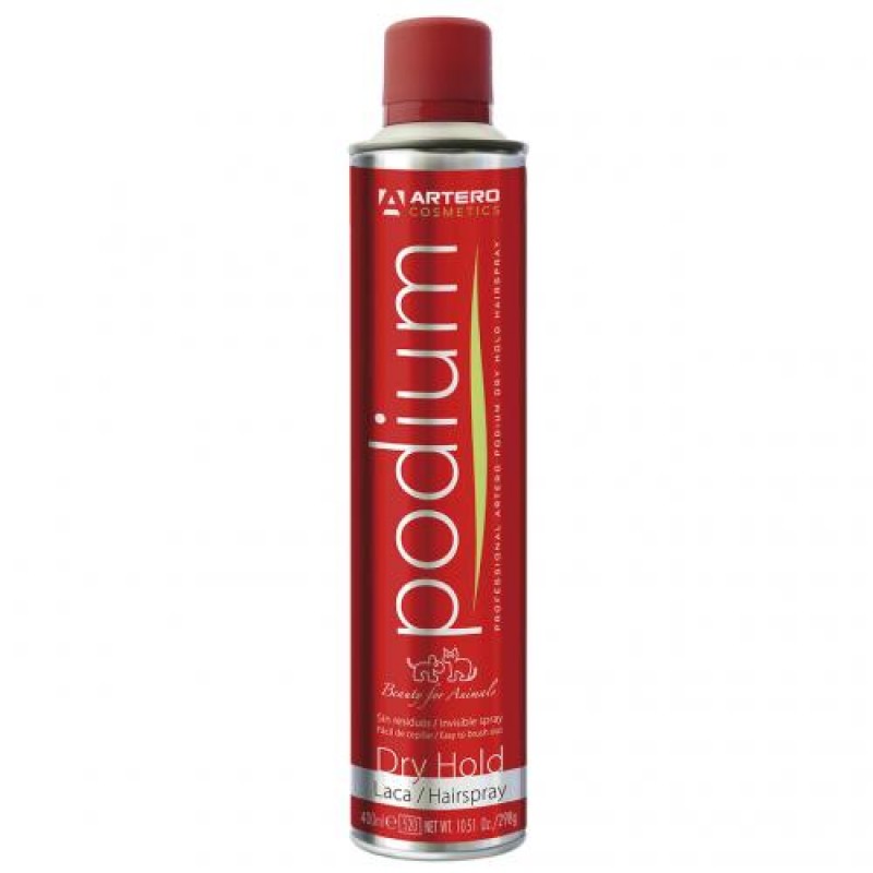 Лак Artero Podium Dry Hold для фіксації укладання шерсті собак 400 мл (H662)