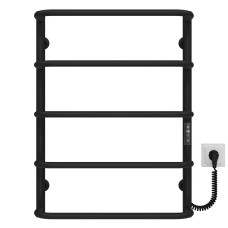 Рушникосушарка електрична Стандарт П5 500х700 Deffi Чорний JD03 (C.SS.70.50.5.E.B.R.1)