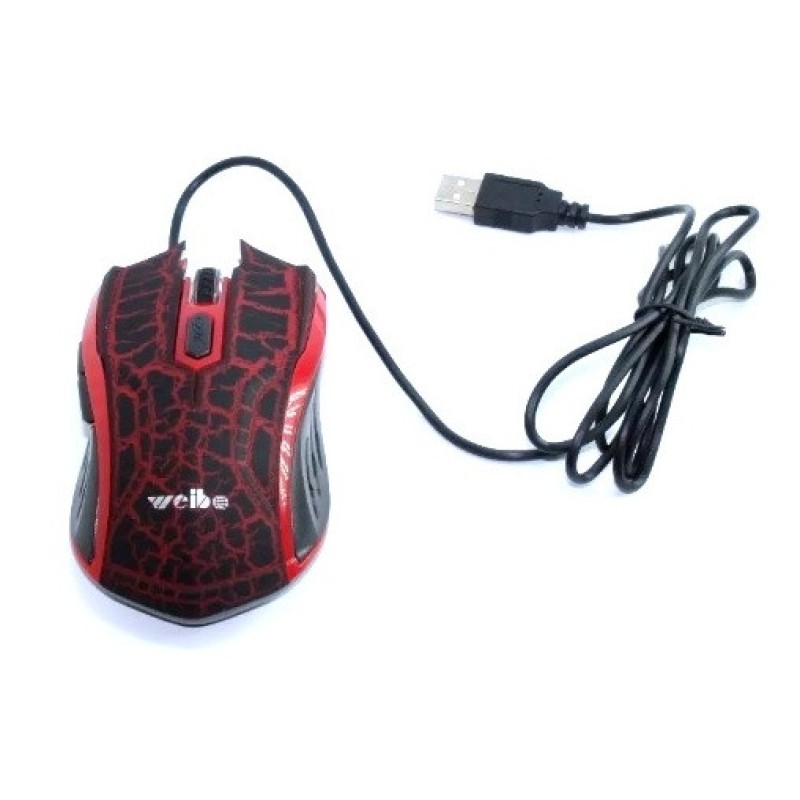 Ігрова миша Weibo FC-1620 3200 Dpi Red