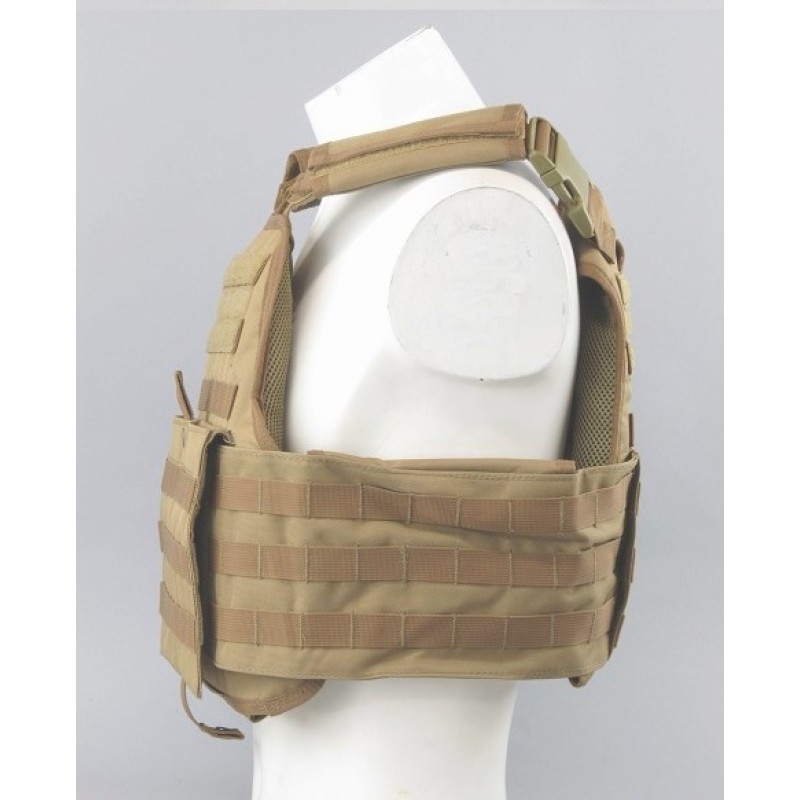 Жилет-плитоноска тактичний Mil-Tec Plate Carrier Універсальний Койот (13463105)