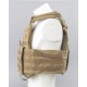 Жилет-плитоноска тактичний Mil-Tec Plate Carrier Універсальний Койот (13463105)