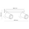 Спот TK Lighting Jet 43.5x5.5x15 см Білий (TK6913)