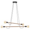 Люстра TK Lighting Helix Коричневий Чорний (TK4949)