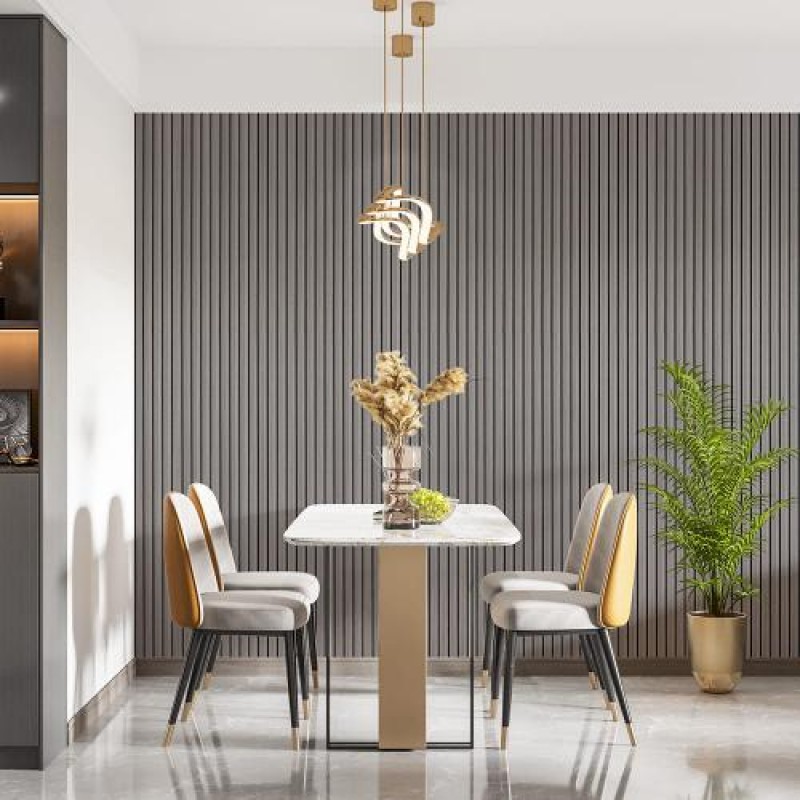 Декоративна стінова рейка Sticker Wall WPC 3000x150x9 мм Сірий (SW-00001870)