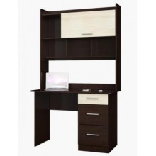 Комп'ютерний стіл Еверест Школяр-4 Венге темний + дуб молочний