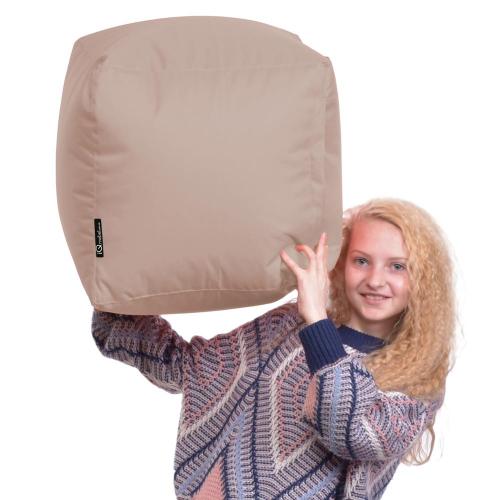 Пуф Кубик Оксфорд 40х40 Студія Комфорту Розмір Стандарт Кава з молоком Пуф Кубик Оксфорд 40х40 Студія Комфорту Розмір Стандарт Кава з молоком