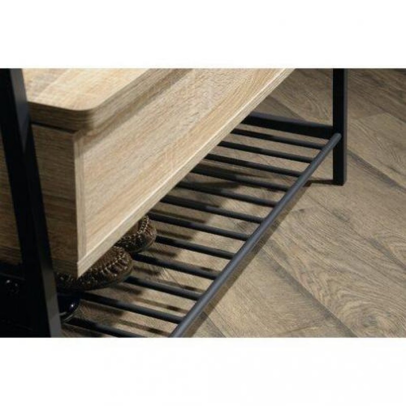 Тумба для передпокою в стилі Loft NS-2095 930x1100x350 мм Черный