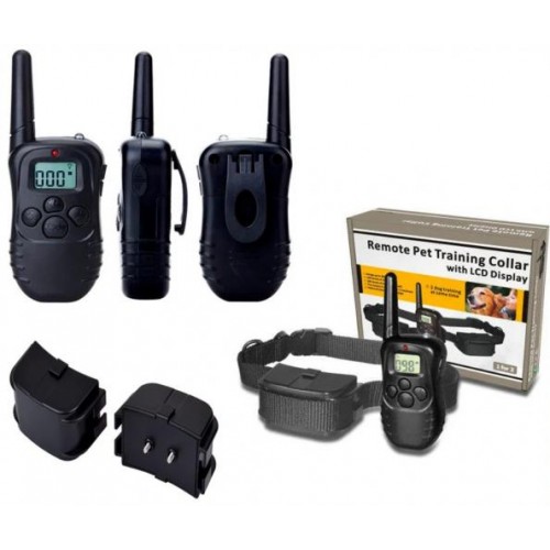 Нашийник для дресирування собак Remote Pet Dog Training Collar до 300 м Black Нашийник для дресирування собак Remote Pet Dog Training Collar до 300 м Black