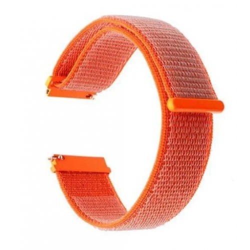 Ремінець BeWatch 22мм нейлоновий липучка для смарт годинник універсальний Помаранчевий (1021307) Ремінець BeWatch 22мм нейлоновий липучка для смарт годинник універсальний Помаранчевий (1021307)