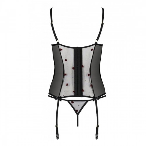 Корсет з підв'язками + стрінги LOVELIA CORSET black L/XL - Passion в інтернет супермаркеті PbayMarket!