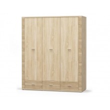 Шафа розстібна Меблі Сервіс Гресс 3Д/3Ш дуб самоа Шафа розстібна Меблі Сервіс Гресс 3Д/3Ш дуб самоа
