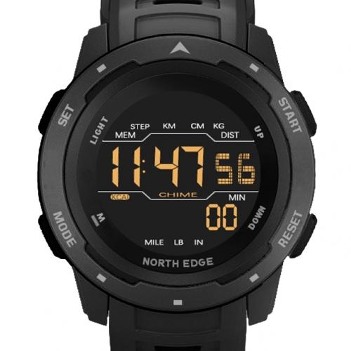 Наручний годинник чоловічий North Edge MARS Pro Black 5BAR Чорний (2666) Наручний годинник чоловічий North Edge MARS Pro Black 5BAR Чорний (2666)