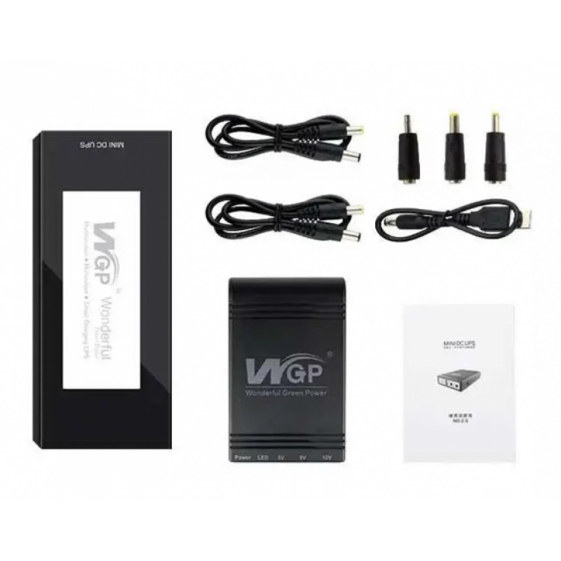 Джерело безперебійного живлення XoKo WGP 8800mAh 5-12V XK-WGP-8800 Чорний (2388202376)