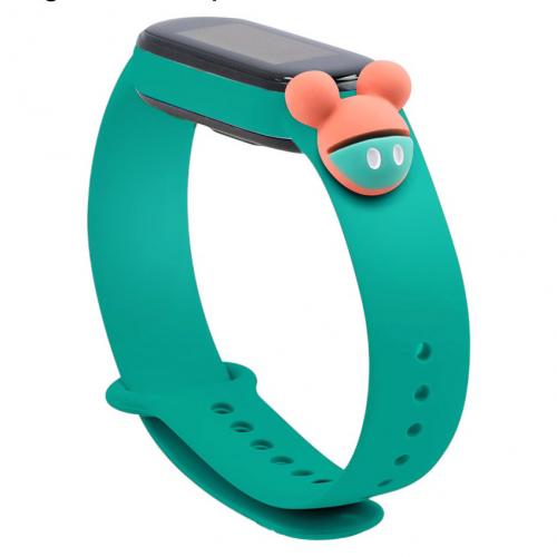 Ремінець Cartoon Strap для Xiaomi Mi Band 5 / 6 Turquise Mickey Ремінець Cartoon Strap для Xiaomi Mi Band 5 / 6 Turquise Mickey