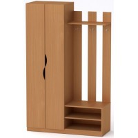 Передпокій Ніна Компанит Бук (120,2х46,4х195 см) Передпокій Ніна Компанит Бук (120,2х46,4х195 см)