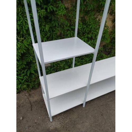 Відкрита шафа для одягу GoodsMetall у стилі Лофт 1800х1400х400мм ВШ66 Відкрита шафа для одягу GoodsMetall у стилі Лофт 1800х1400х400мм ВШ66