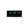 Електронний настінні годинники VST-3615 GREEN 15cm*36cm*3cm