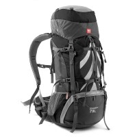 Рюкзак Naturehike NH70B070-B 70+5 л Чорно-сірий (1047-6927595709009)