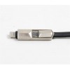 Кабель плоский Cablexpert USB 2.0 BM - Lightning + microUSB 1м Чорний (CCPB-ML-USB-05BK) в інтернет супермаркеті PbayMarket!