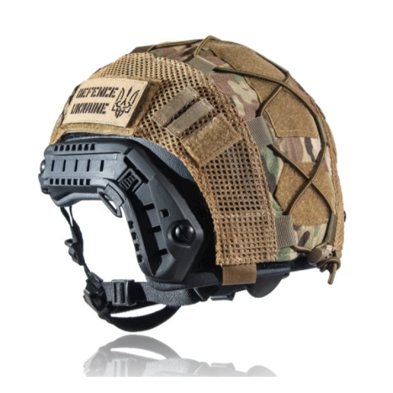 Тактична каска FAST NIJ IIIA та кавер M Мультикам