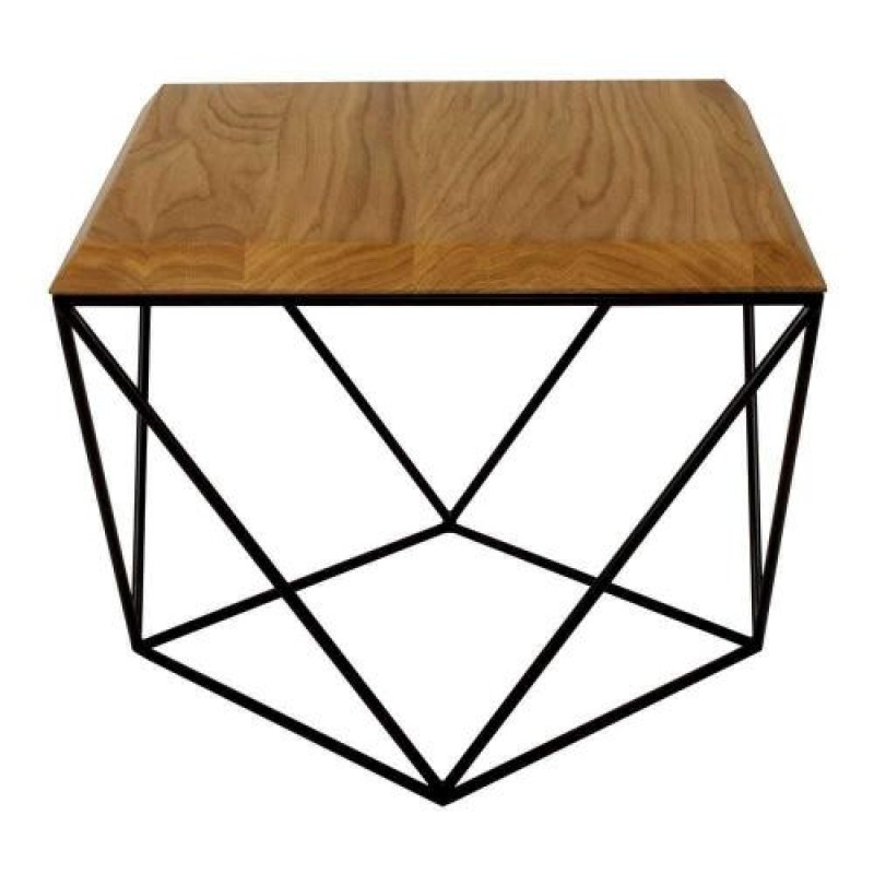 Кавовий журнальний столик у стилі Loft NS-555 480x530x530 мм Черный