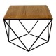 Кавовий журнальний столик у стилі Loft NS-555 480x530x530 мм Черный