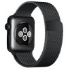 Ремінець BeWatch для Apple Watch міланська петля 42 мм / 44 мм Чорний (1060201)