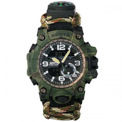Подарунковий набір BESTA Box Military Light з компасом Темно-зелений (3363) Подарунковий набір BESTA Box Military Light з компасом Темно-зелений (3363)