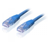 Патч-корд литий UTP Atcom RJ45 Cat.5e 30м синій