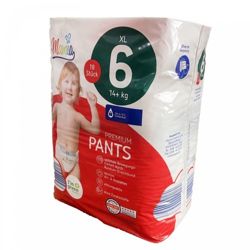 Підгузки-трусики Mamia Premium Pants XL 6 (14+ кг) 54 шт