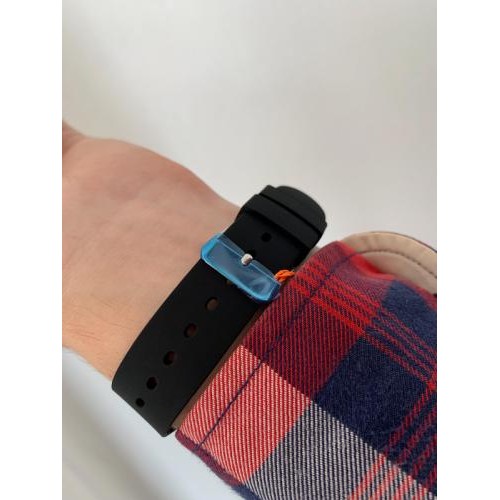 Наручний годинник чоловічий Skmei Rubber Black 9068 Чорний (1525)