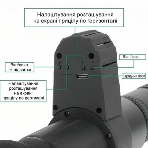 Приціл нічного бачення Nectronix на планку Пікатіні CYF-A (101112) Приціл нічного бачення Nectronix на планку Пікатіні CYF-A (101112)