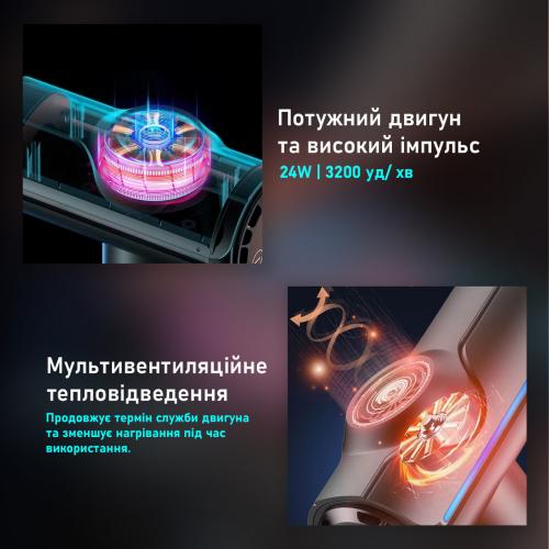 Ручний портативний масажер для тіла No Brand 20 швидкостей Ручний портативний масажер для тіла No Brand 20 швидкостей