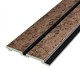 Декоративна стінова рейка Sticker Wall PS Темно-коричневий 2900x120x12 мм (SW-00001754)