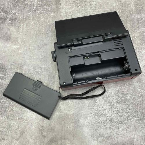 Радіо-ліхтар на сонячній батареї на акумуляторі Solar Charge S-1521BTS червоний