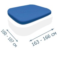 Захисний тент - чохол InPool 33010, ▭ 163 х 107 см, ▭ 166 х 100 см для дитячого басейну