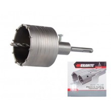 Свердло корончате GRANITE для бетону 80 мм 10 зубців з хвостовиком 22х110 мм SDS-PLUS 2-08-080