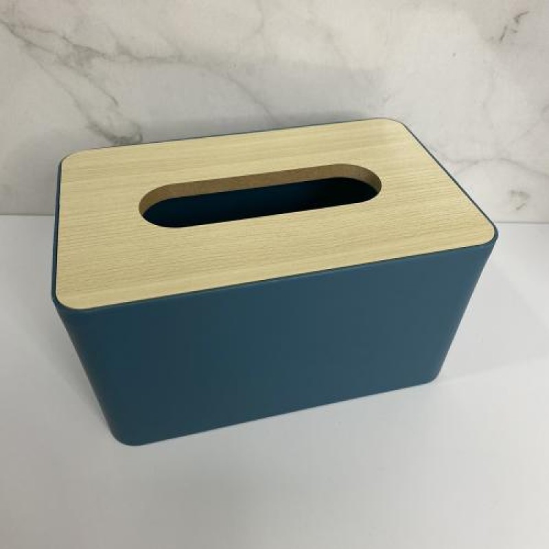 Серветниця пластикова 18,7*12,1*9,8 см A-Plus 0483 синій