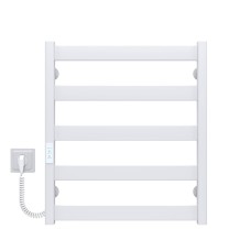 Рушникосушарка електрична Silvia П5 500х600 E Deffi Білий WD04 (A.SV.60.50.5.E.W.L.4)