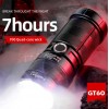 Ліхтар ручний акумуляторний двусторонній SuperFire GT60 2600 Lumen IP34 Black